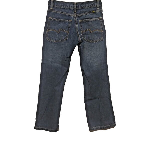 Wrangler WRG Hero Originals Boys Jeans Size 10 Reg 26x 24.5 adjustable waist EUC - Picture 2 of 8
